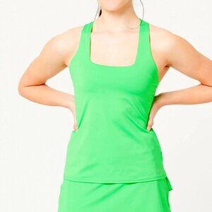 EleVen by Venus Williams Charm Tank Women's Top Athleisure, Size XS Green Apple